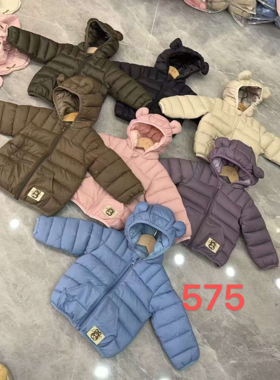Куртка дитяча плащівка м.575 (р.90-130) 7 кольорів в упаковці 5 штук №757932 - Maximal ZL3304
