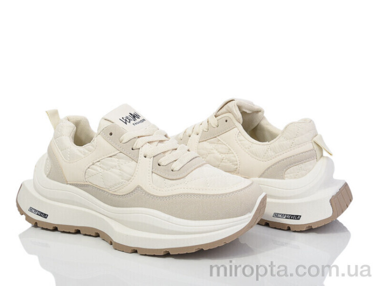 Кросівки 136-35-3 beige р: 36-41, в упаковці: 8 пар, купити тільки гуртом - 974353