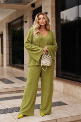 Костюм жіночий, трикотаж косичка Zara, м. 679 (р: 58-60, 62-64) №803351