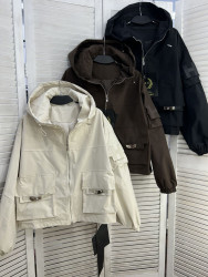 Вітровка жіноча "77881" плащівка (р: one size) 3 кольори, в упаковці 4 шт. №387114