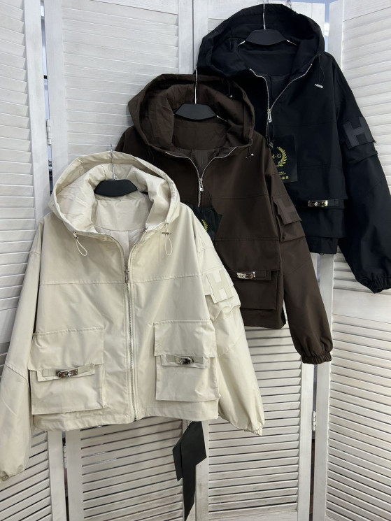 Вітровка жіноча "77881" плащівка (р: one size) 3 кольори, в упаковці 4 шт. №387114 - Mercury SE927