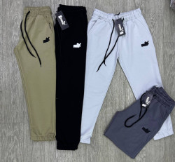 Спортивні штани Puma "258-2" турецька двохнитка (р: 9-13 років) 4 кольори, в упаковці 5 шт. №364521