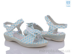 Босоніжки 8868-25 l.blue р: 30-37, в упаковці: 10 пар, купити тільки гуртом