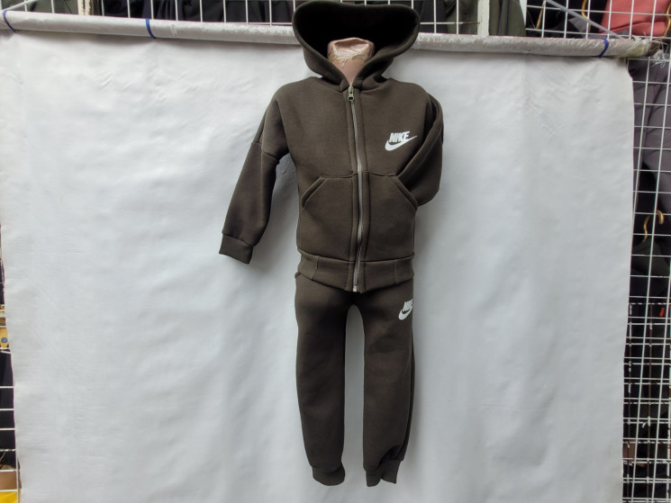 Спортивний костюм дитячий Nike, трикотаж, фліс (р. 92-116 ), 3 кольори, в упаковці 5 штук №321785 - 