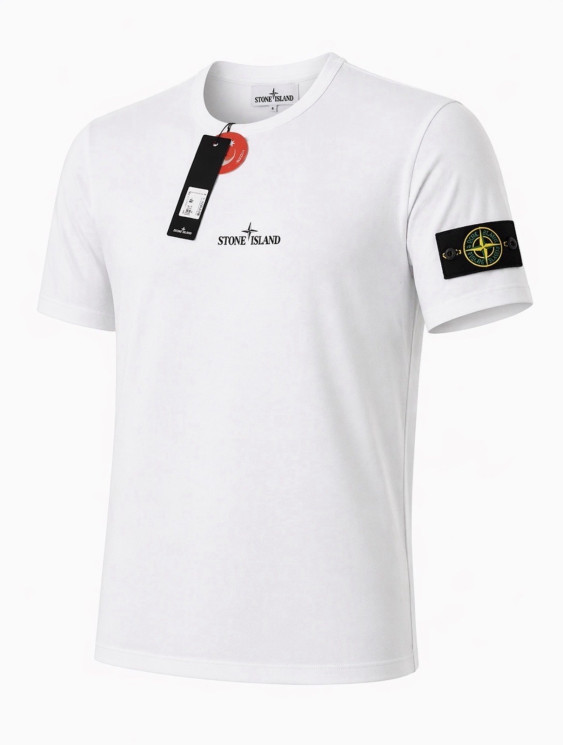 Футболка чоловіча "Stone Island" комбінований (р: S-2XL) в упаковці 5 шт. №385066 - AlexClothes SER2276