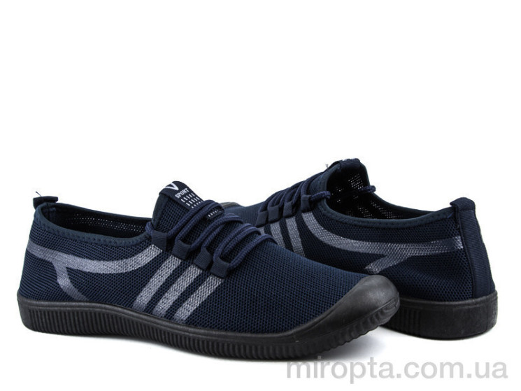 Кросівки 64-21 navi-blue р: 40-45, в упаковці: 6 пар, купити тільки гуртом - 308709