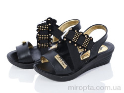 Босоніжки 2024-049-3 black р: 24-29, в упаковці: 24 пар, купити тільки гуртом