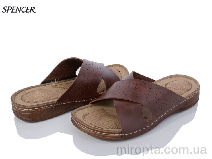 Шльопанці 01 brown р: 40-44, в упаковці: 6 пар, купити тільки гуртом - 945674