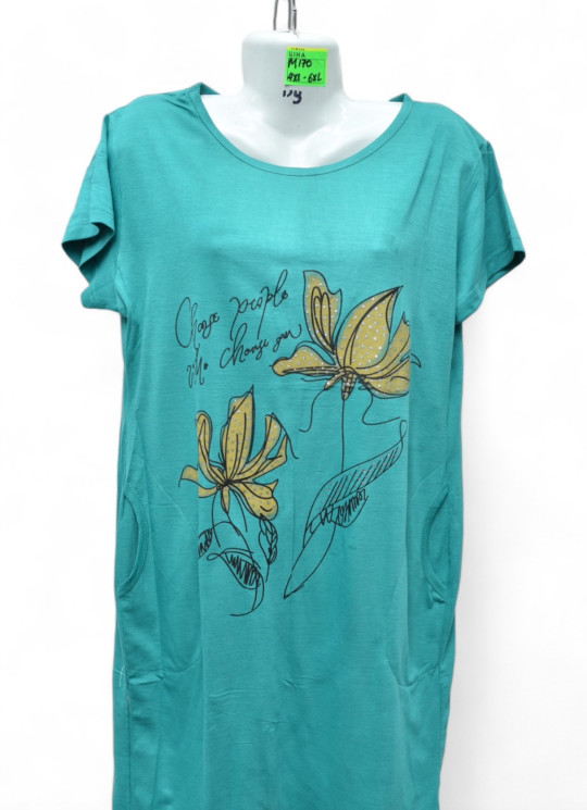 Сукня жіноча, трикотаж (р. 4XL-6XL ), мікс кольорів, в упаковці 5 шт. №313852 - Vanda SE1013
