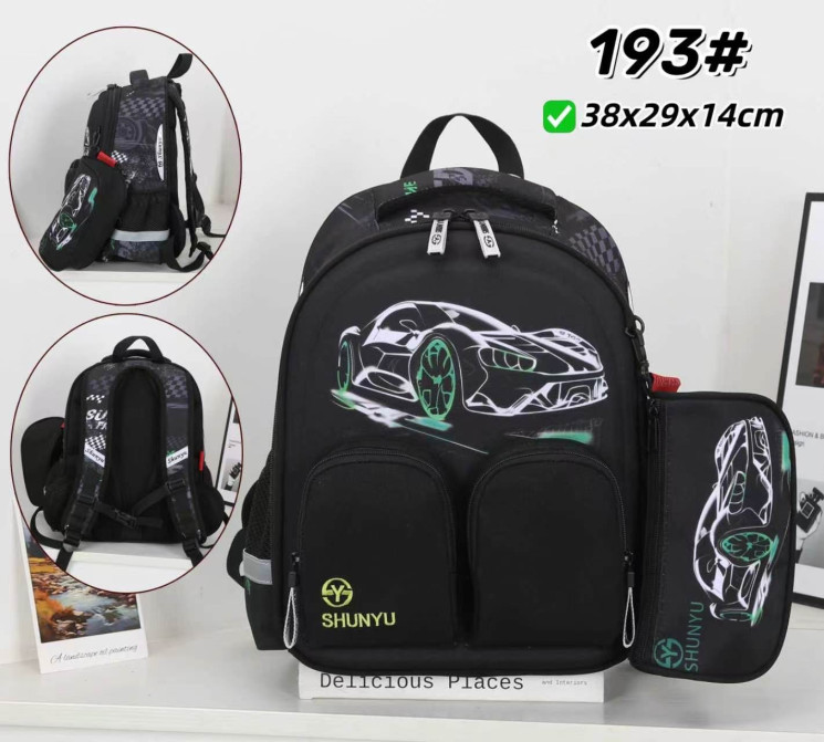 Рюкзак дитячий "193" текстиль (р: 38*29*14см) №387515 - Sumki BE1600