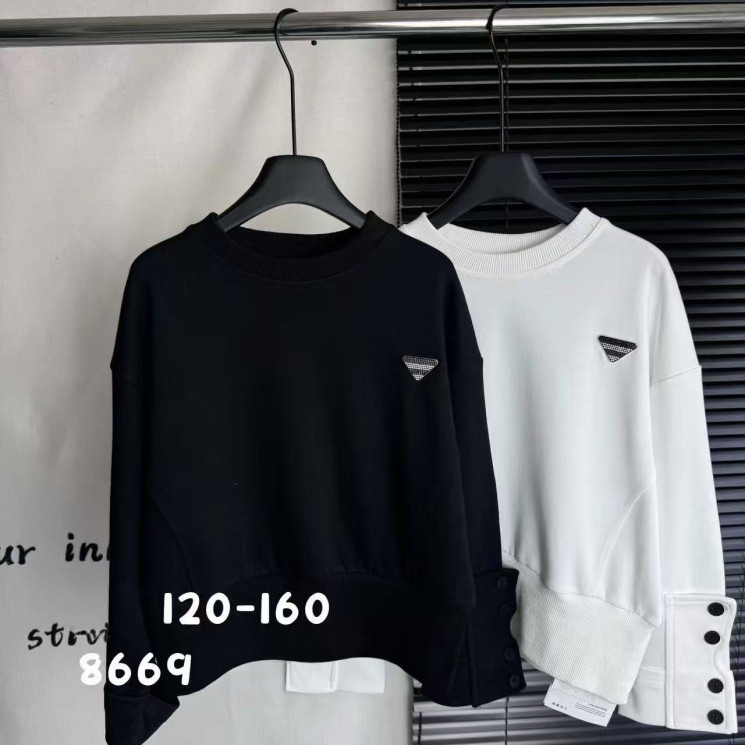 Кофта дитяча "8669" (р: 120-160см) 2 кольори, в упаковці 5 шт. №374833 - AMD SE905