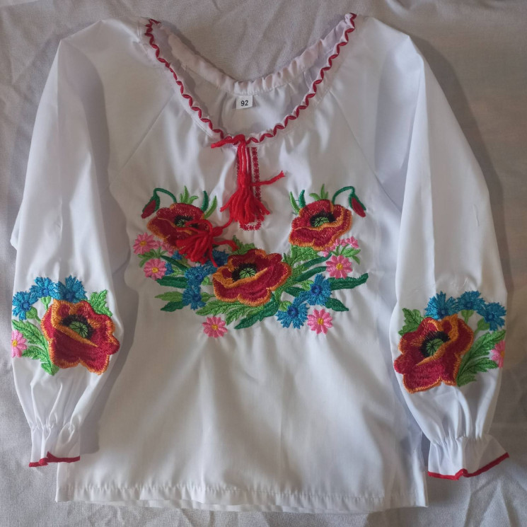 Вишиванка дитяча (Розмір: зріст 134-164 см) дівчинка №821733 - UA SE1005