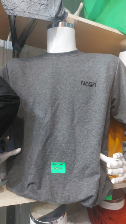 Батник чоловічий двухнитка батал (Розмір:3XL-6XL) сірий кол в упаковці 4 штук №300340 - Wolf HR1900
