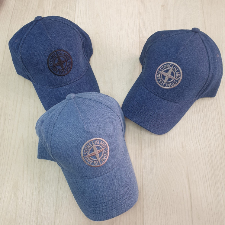Кепка чоловіча "Stone Island" котон (р: 58-61) мікс кольорів, в упаковці 5 шт. №382872 - Ventil SE 939