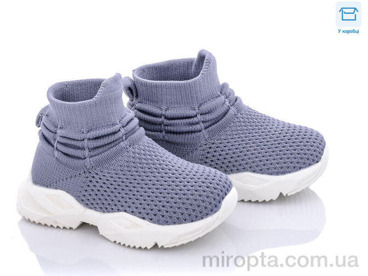 Кросівки W916 grey р: 16-20, в упаковці: 10 пар, купити тільки гуртом - 759897