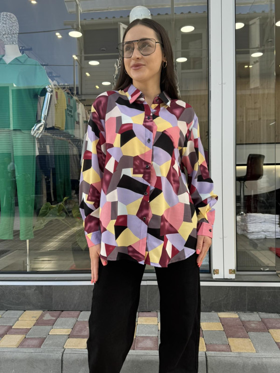 Блузка жіноча шифон м. 8803 (Розмір: XL-4XL) в упаковці 4 штуки №756454 - Coolme WE3111