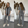 Костюм домашній жіночий, котон-спандекс м.7197 (р: M, L, XL, XXL) №809770 - 
