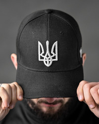 Бейсболка Герб чоловіча військова, котон, м.13833 (розмір: універсальний), в упаковці 5 штук №344476