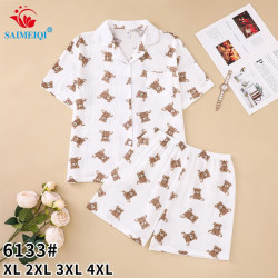 Піжама жіноча  м.6133 (р.XL-4XL)  в упаковці 4 штуки №754064