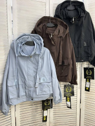 Вітровка жіноча "79003" плащівка (р: one size) 6 кольорів, в упаковці 4 шт. №387116