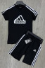 Спортивний костюм дитячий Adidas, турецька двунитка, пеньє, м.81-3/ 82-3 (Розмір: 13-17 років ), 4 кольори, в упаковці 5 шт. №330960 - 