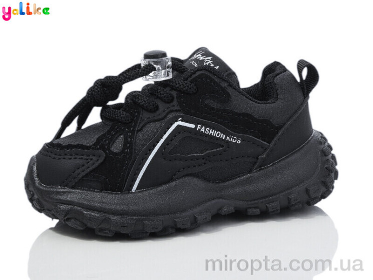 Кросівки 691 black р: 21-25, в упаковці: 10 пар, купити тільки гуртом - 994729
