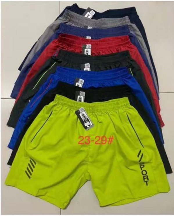 Шорти чоловічі, плащівка, м.23-29 (р. XL-5XL ), 8 кольорів, в упаковці 5 штук №326693 - 