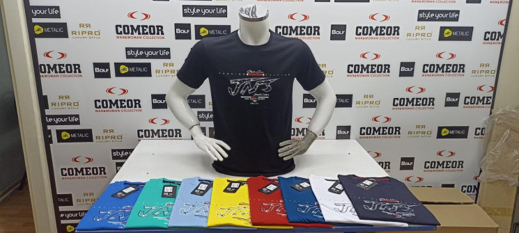 Футболка чоловіча трикотаж (Розмір: М-2XL) в упаковці 4 штук різного кольору №161523 - Wolf HR1900