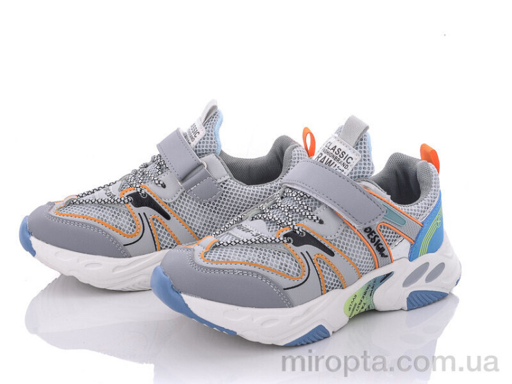 Кросівки G23(806-1) grey-blue р: 32-37, в упаковці: 6 пар, купити тільки гуртом - 758420