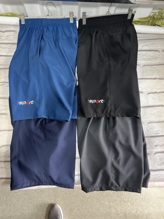 Шорти чоловічі, плащівка, м.508 (р. XL-5XL ), 4 кольори, в упаковці 10 штук №327406 - 