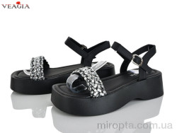 Босоніжки N19 black р: 36-40, в упаковці: 8 пар, купити тільки гуртом