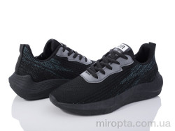 Кросівки 176-40 black р: 36-41, в упаковці: 8 пар, купити тільки гуртом