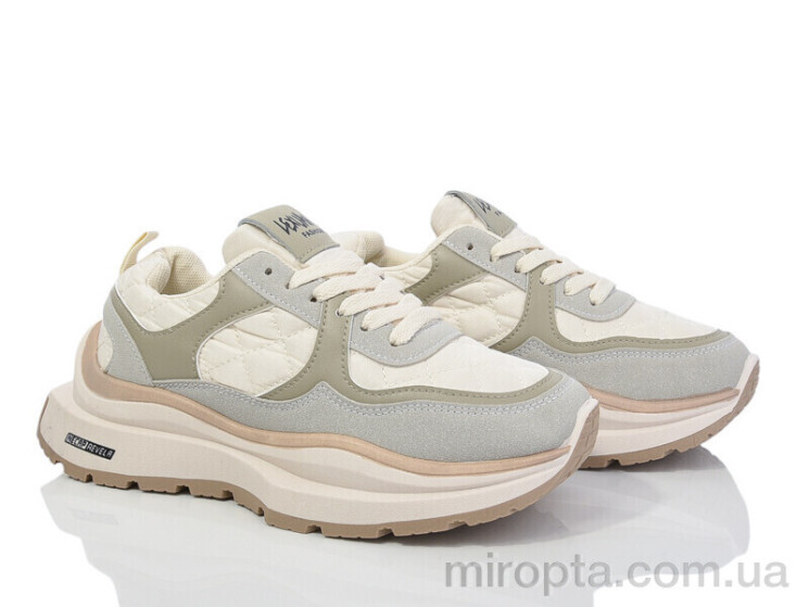 Кросівки 136-35-6 khaki р: 36-41, в упаковці: 8 пар, купити тільки гуртом - 974355