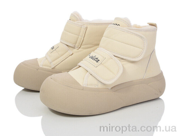 Черевики 197-193 beige р: 36-41, в упаковці: 8 пар, купити тільки гуртом - 1003233