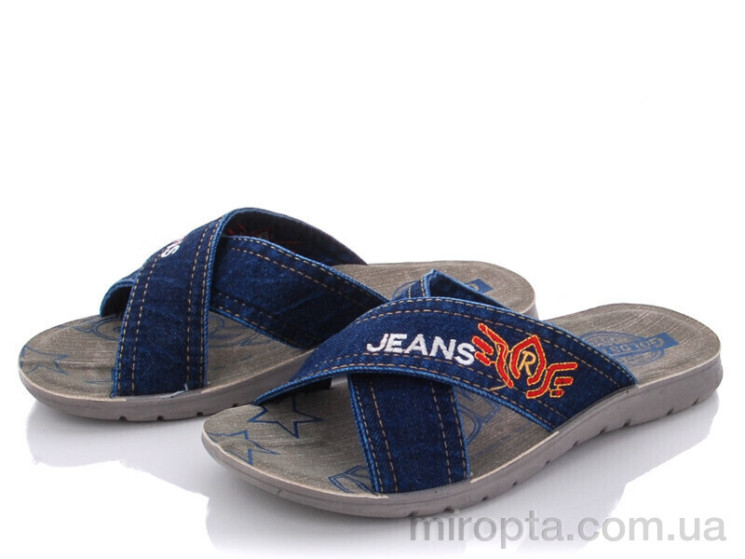 Шльопанці M6127 blue р: 40-44, в упаковці: 6 пар, купити тільки гуртом - 1079099