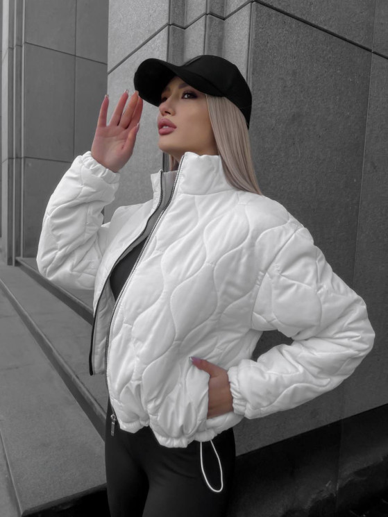 Куртка жіноча з підкладкою, плащівка+силікон 150 м. 10453 (р: S-M, L-XL) №703753 - 