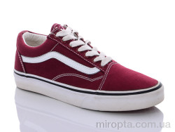 Кросівки S328-4 wine-red р: 36-41, в упаковці: 8 пар, купити тільки гуртом