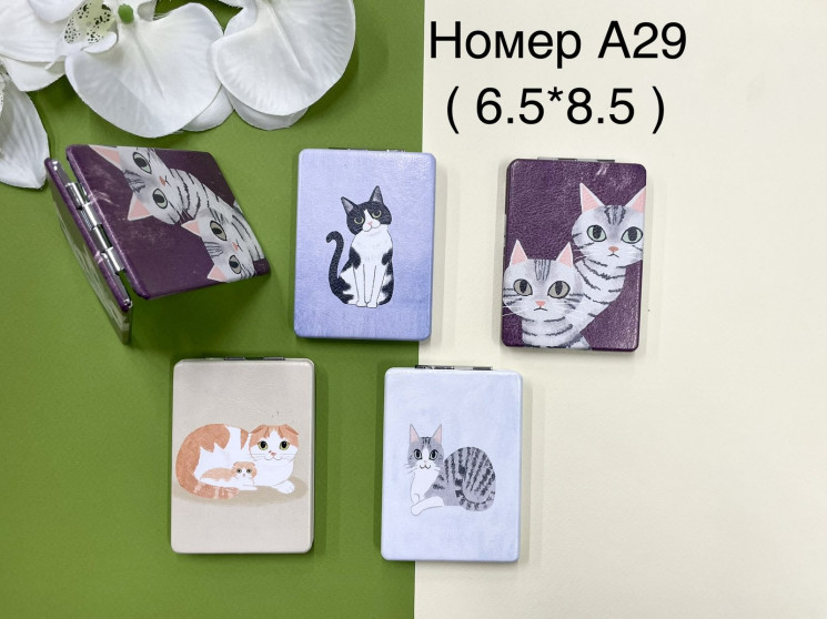 Дзеркало дитяче "А29" (р. 6.5*8.5см) в упаковці 12 шт. №358335 - Tessa272