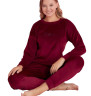 Піжама жіноча, велюр (р. 2XL,3XL,4XL,5XL ), в упаковці 4 шт. №319621 - 
