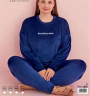 Піжама жіноча, велюр (р. 2XL,3XL,4XL,5XL ), в упаковці 4 шт. №319621 - 