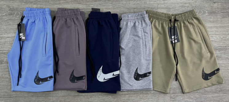 Шорти дитячі Nike "285-3" (р: 13-17 років) 5 кольорів, в упаковці 5 шт. №371381 - Spider