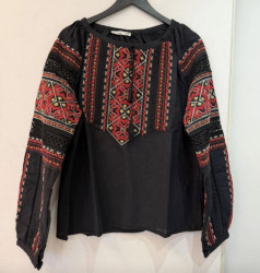 Вишиванка жіноча, льон (розміри: S,M,L ), в упаковці 3 штуки №342743