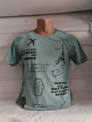 Футболка чоловіча котон (р: S-2XL)  4 кольора в упаковці 5 штук №762651