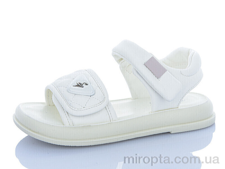 Босоніжки ZY002 white р: 32-37, в упаковці: 8 пар, купити тільки гуртом - 1187490