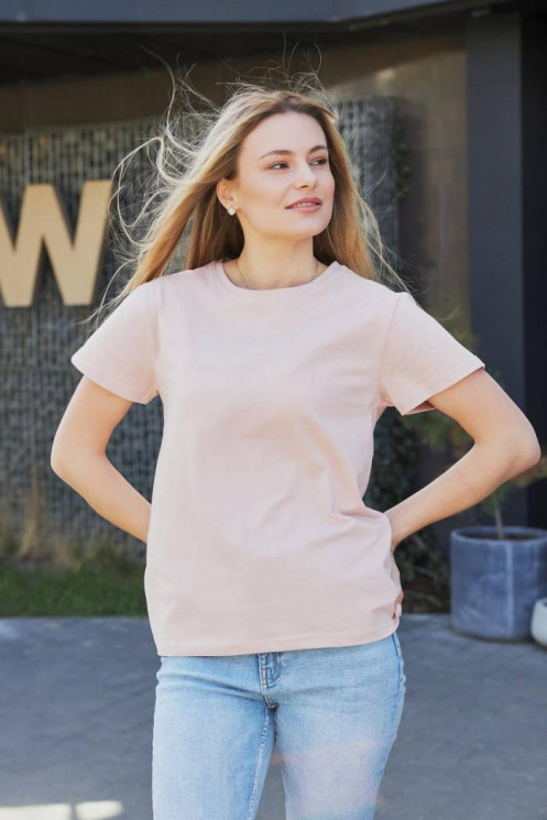 Футболка жіноча, кулір, м. 178 (р: S, M, L, XL, 2XL, 3XL) №711422 - Umon GOL1454 м. 178