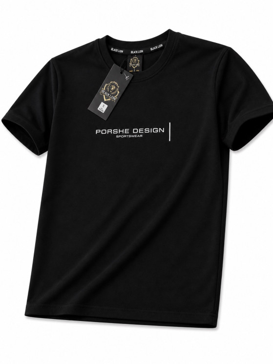 Футболка чоловіча "Porshe design" комбінований (р: S-2XL) в упаковці 5 шт. №385068 - AlexClothes SER2276
