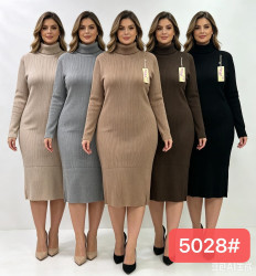 Сукня жіноча кашемір м.5028 (р.46-50) мікс кольорів в упаковці 5 штук №764879