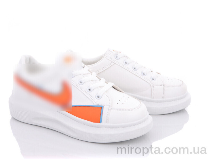 Кросівки 172-39 white-orange р: 36-40, в упаковці: 8 пар, купити тільки гуртом - 714454