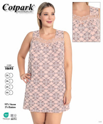 Нічна сорочка жіноча "10695" віскоза (р: 2XL,3XL,4XL,5XL) в упаковці 4 шт. №363065