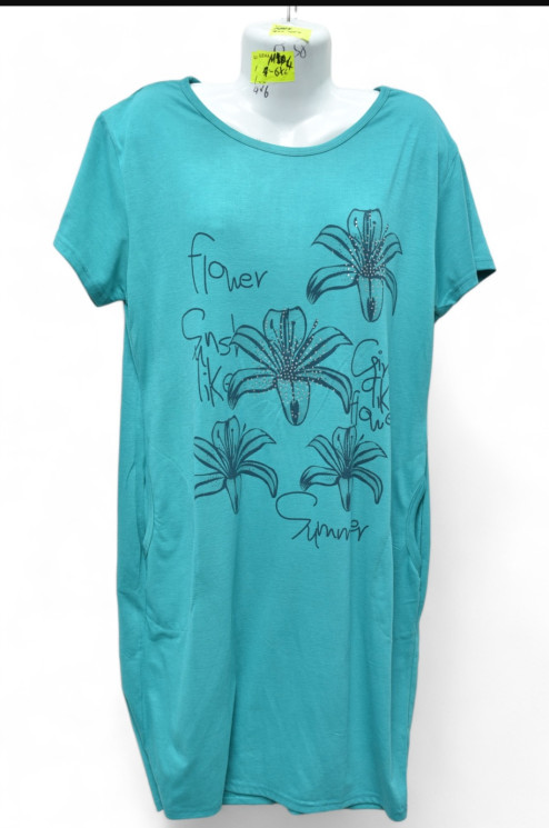 Сукня жіноча, трикотаж (р. 4XL-6XL ), мікс кольорів, в упаковці 5 шт. №313854 - Vanda SE1013
